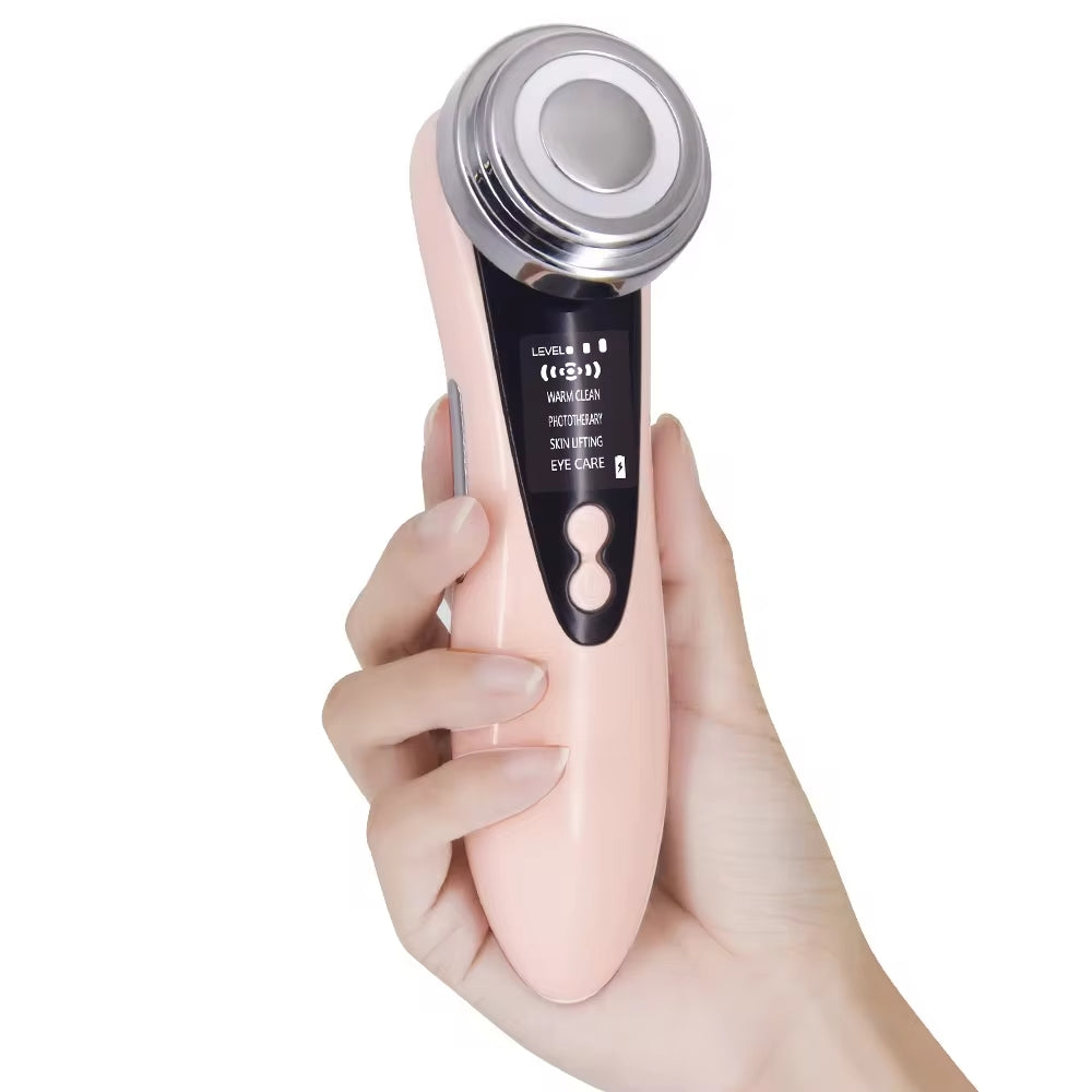Masajeador Facial con Radiofrecuencia y Luz LED