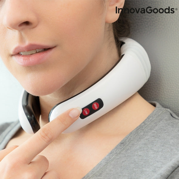 Masajeador de cuello y espalda electromagnético + 4 parches